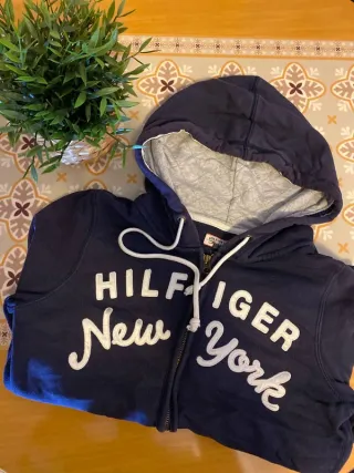 Tommy Hilfiger Sudadera Azul Marino con Cremallera