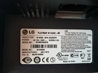 Monitor LG Flatron W1946 Negro