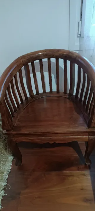 Sillón Teka Colonial Marrón