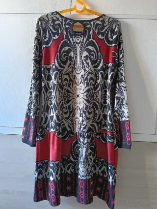 Vestido estampado mujer