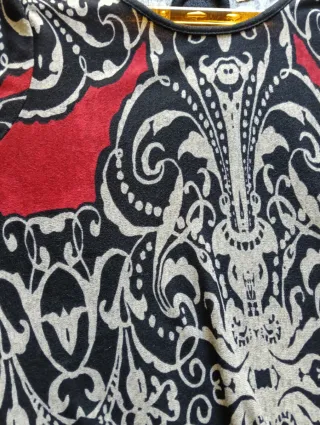 Vestido estampado mujer