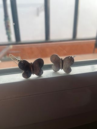 Pendientes Mariposa Acero Inoxidable