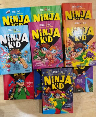 Lote libros ninja kids