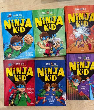 Lote libros ninja kids