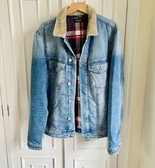 Chaqueta vaquera borreguito XL