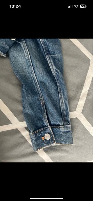 Cazadora Vaquera Cropped Zara