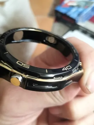 Protector Bisel Huawei GT 4 Pro Negro/Dorado