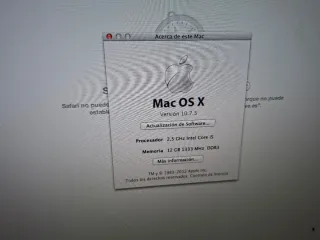 Apple IMac 21,5 2011 Plata