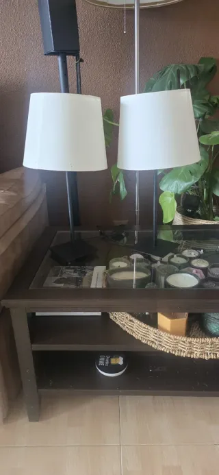 2 Lámparas Mesa Noche/Comedor negociable el precio