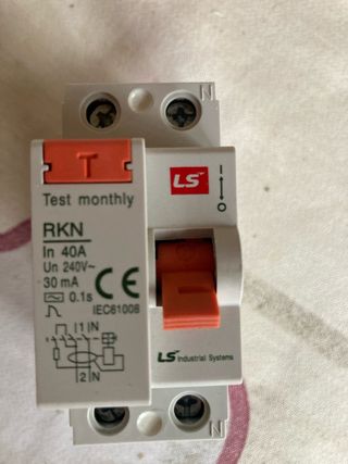 Interruptor Diferencial LS RKN 40A 30mA
