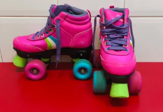 Patines TOPIC Noisy Roller Fucsia Talla 33-34