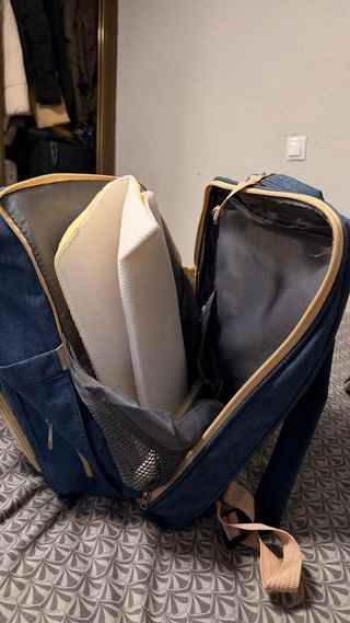 Mochila cambiador bebe viaje