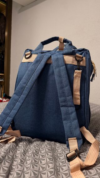 Mochila cambiador bebe viaje