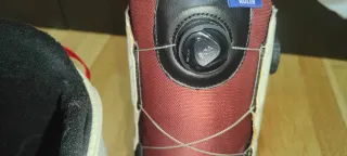 Botas Burton Ruler Boa Wide Rojo/Blanco