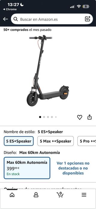 Patinete Eléctrico Xiaomi Scooter 5