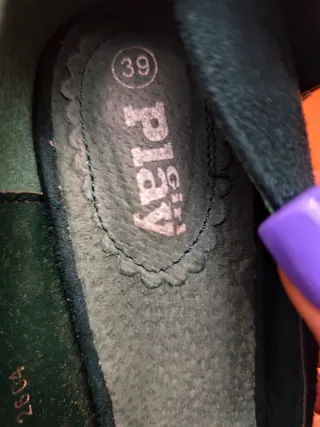 Décolleté camoscio verde Girl Play Tg 39