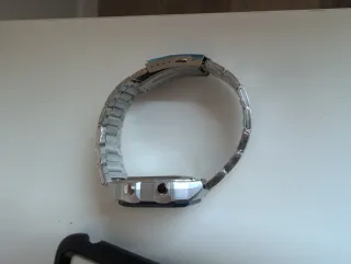 Reloj Lige Digital Plata y Azul