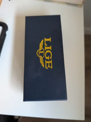 Reloj Lige Digital Plata y Azul