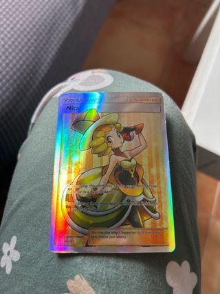 Carta Pokémon Nita Entrenador SR 180/181
