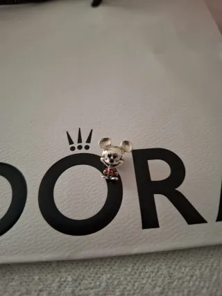 Charm Pandora Mickey Mouse Plata