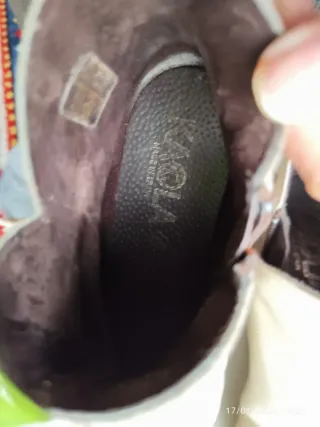 Botín de piel color crudo