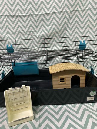 Jaula para roedores con accesorios