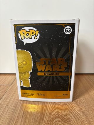 Funko Pop Chewbacca Edición Especial Dorada 63