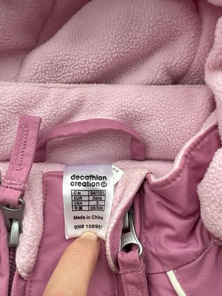 Mono de nieve infantil