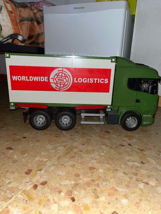 Camión Bruder Contenedor Logística WWL