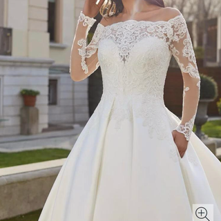 Vestido de Novia Pronovias color crema