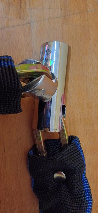 Cadena pitón moto/bici 60cm acero endurecido