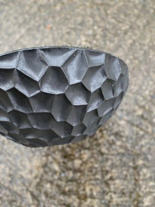 Maceta Negra Diseño Geométrico