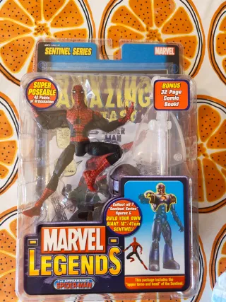 Marvel Legends Spiderman Sentinel Series Toy Biz