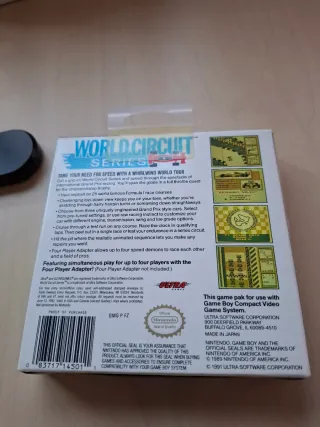 Game Boy World Circuit Series - Caja y Cartucho