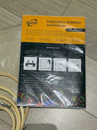 Kit Bordado Hilos Aros Estabilizador