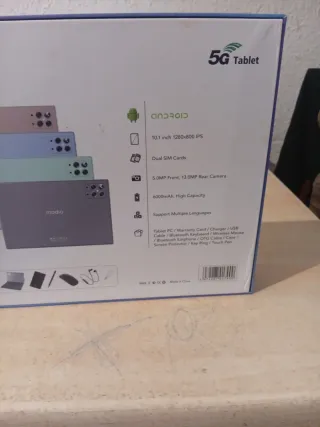 Tablet Modio M28 5G Negra