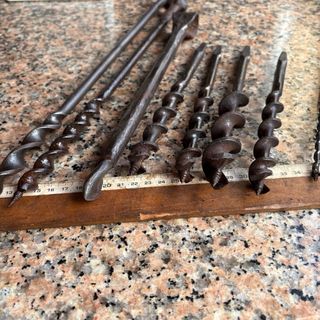 Brocas antiguas forjadas berbiquis tonelero