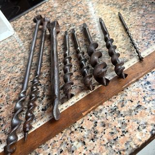 Brocas antiguas forjadas berbiquis tonelero