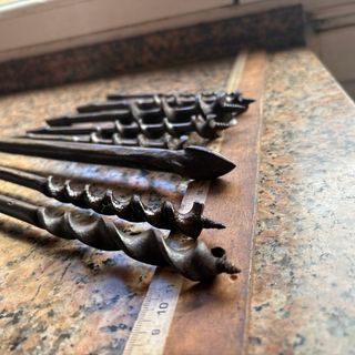 Brocas antiguas forjadas berbiquis tonelero