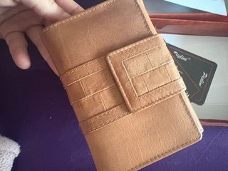 Cartera Piel Piellini Marrón nueva