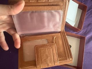 Cartera Piel Piellini Marrón nueva