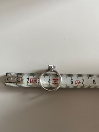 Anillo Pandora Solitario Plata