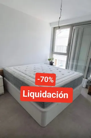 Canapé y colchón -70% Liquidación