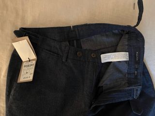 Pantalón Slim Fit Massimo Dutti Negro