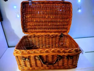 BAÚL/CESTA MIMBRE VINTAGE