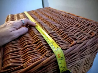 BAÚL/CESTA MIMBRE VINTAGE