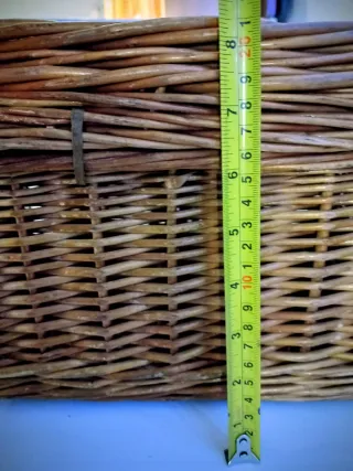 BAÚL/CESTA MIMBRE VINTAGE