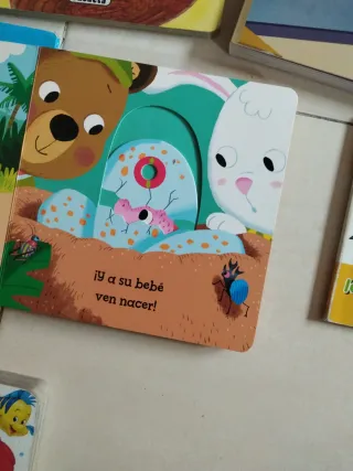 lote cuentos cartón duro