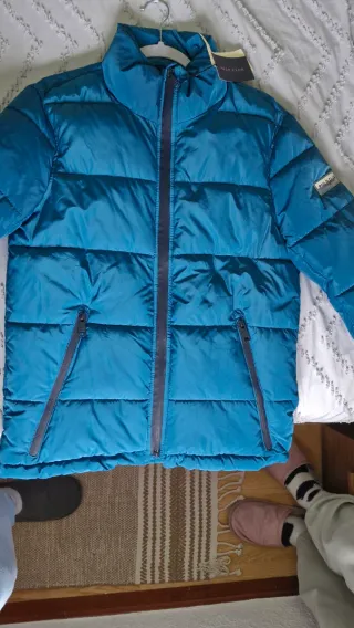 Abrigo Polo Club Azul Turquesa Nuevo