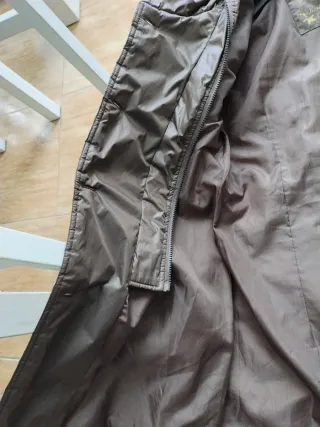 Abrigo acolchado marrón, plumífero, parka